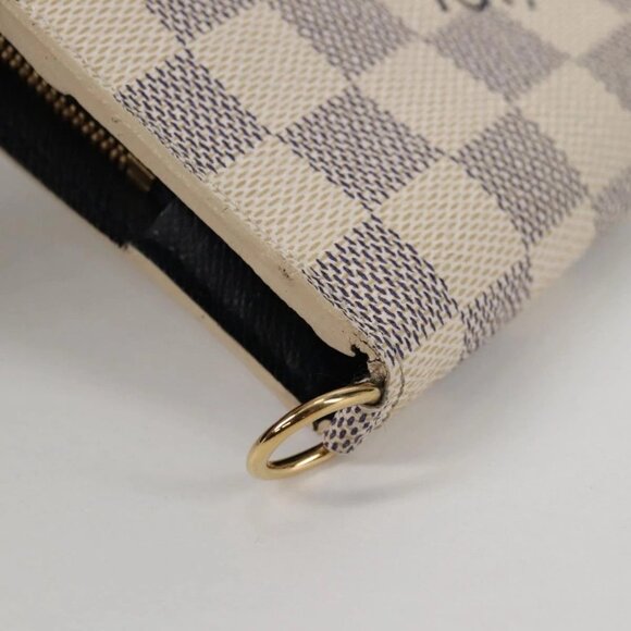 LOUIS VUITTON Damier Azur Portefeuille Insolite Long Wallet N63221 Auth yk19403V - Picture 3 of 16